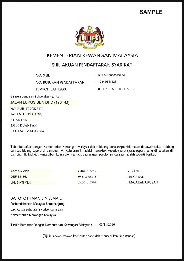 Sijil MOF