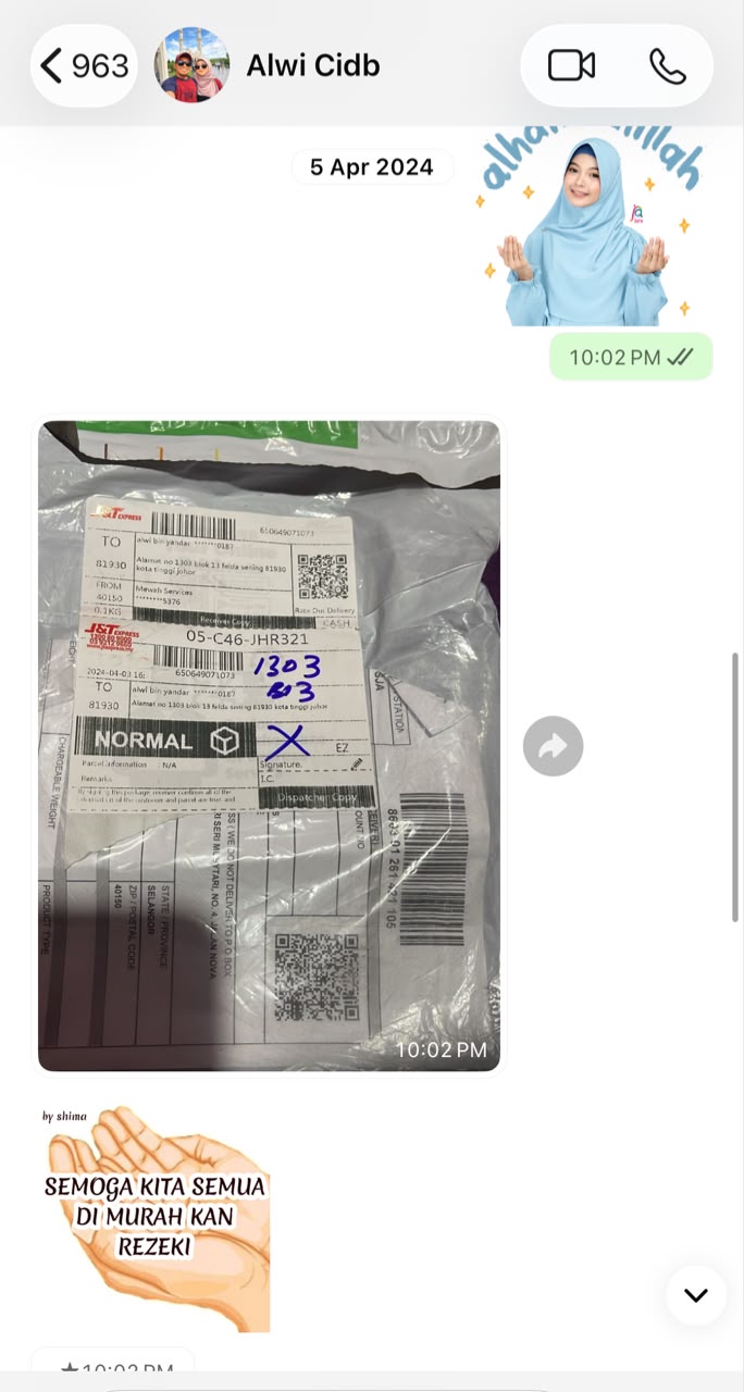 Testimoni pelanggan - Pelanggan 11