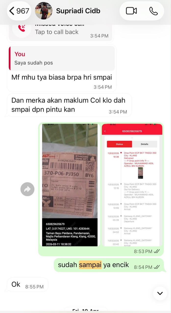 Testimoni pelanggan - Pelanggan 3